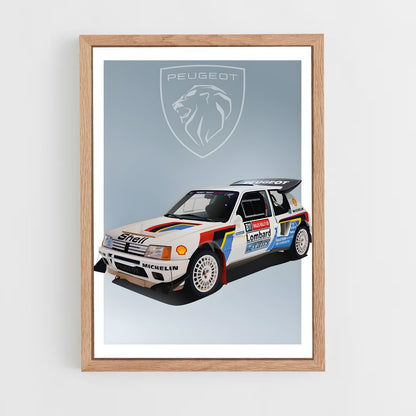 peugeot-18 cadre Bois clair