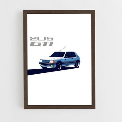peugeot-5 cadre Bois foncé