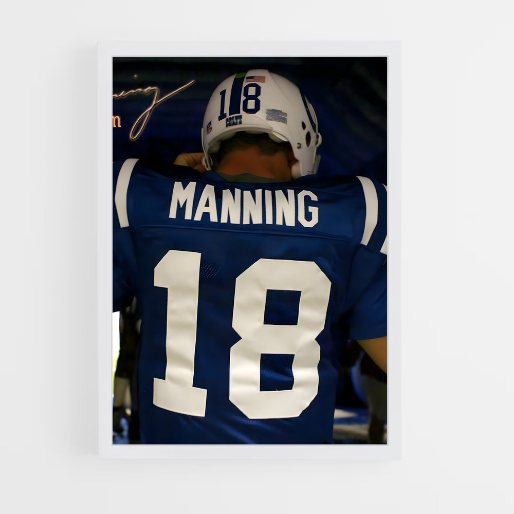 peyton-manning-1 cadre Blanc