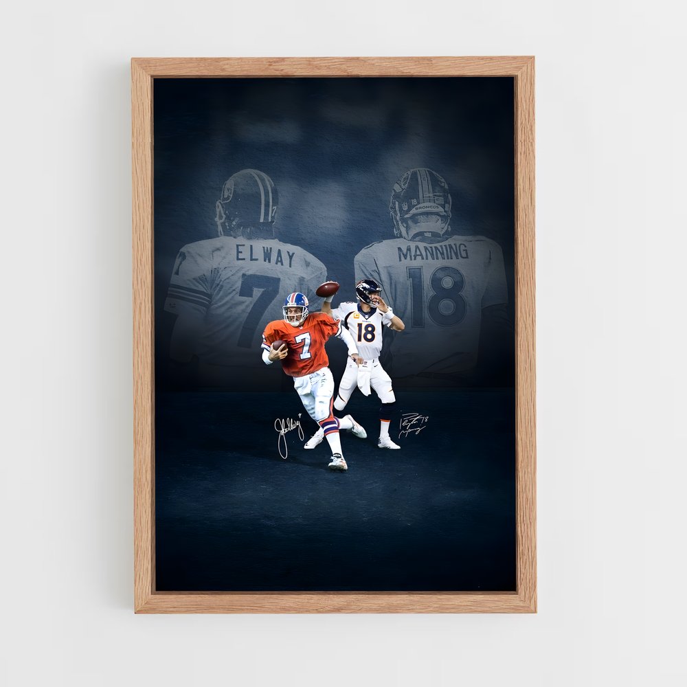 peyton-manning-2 cadre Bois clair