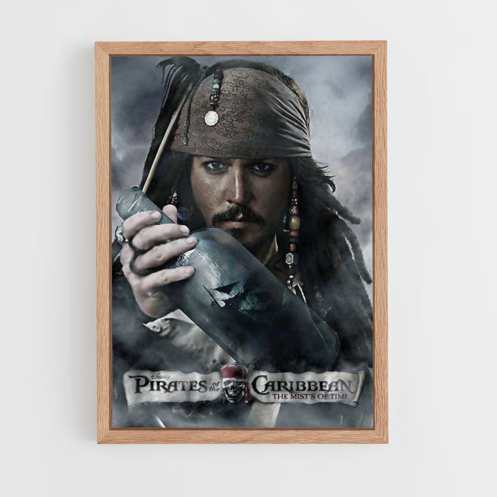 Poster Bottiglia Pirati dei Caraibi