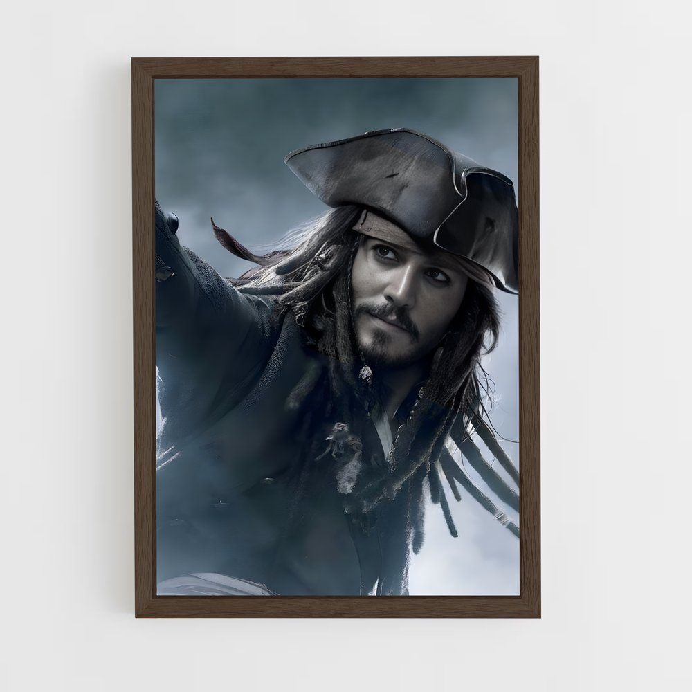 pirates-of-the-caribbean-8 cadre Bois foncé