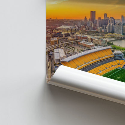 Poster dello stadio dei Pittsburgh Steelers