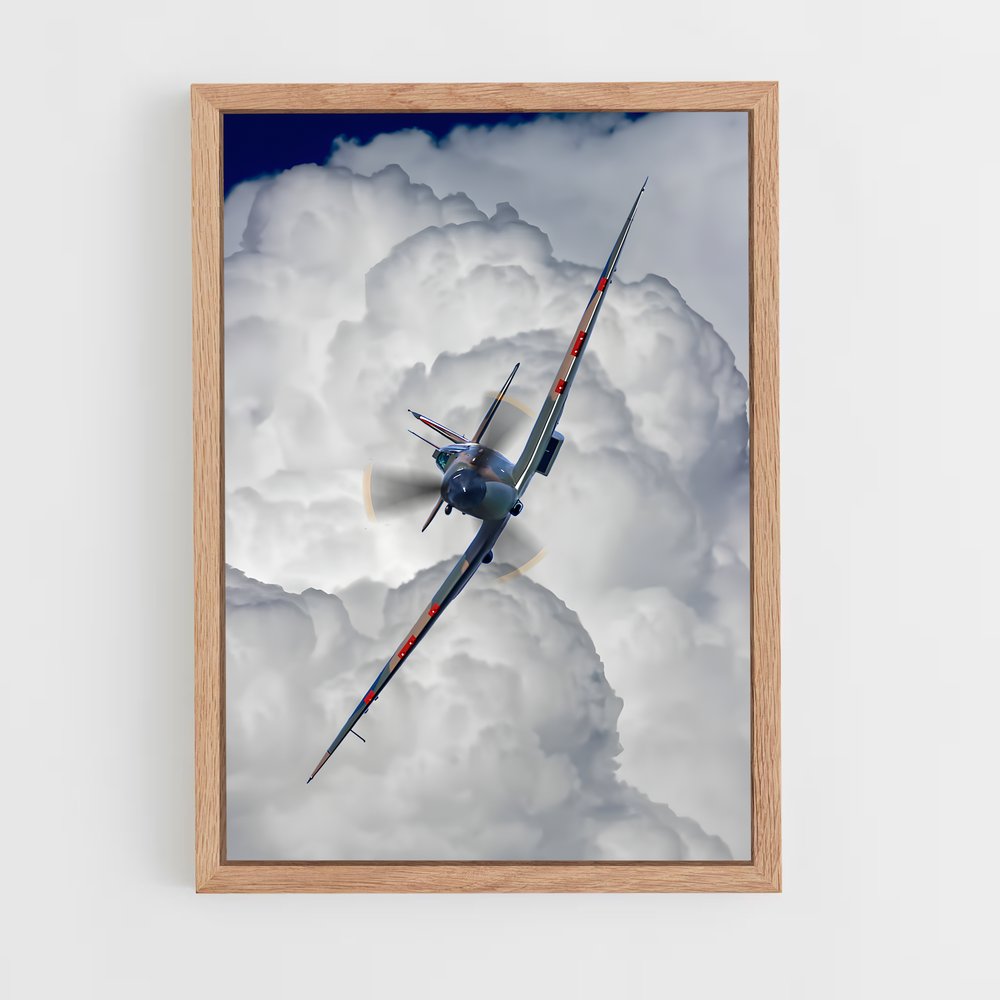plane-6 cadre Bois clair