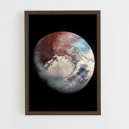 planet-2 cadre Bois foncé