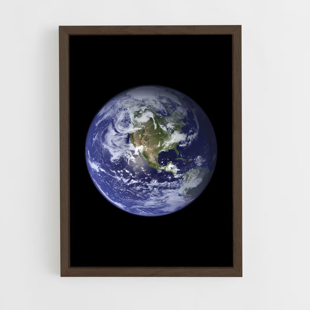 planet-8 cadre Bois foncé