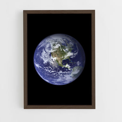 planet-8 cadre Bois foncé