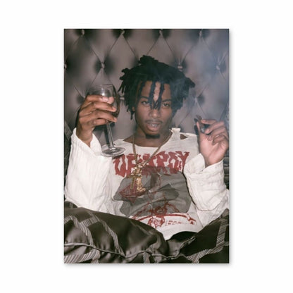 Poster Playboy Carti Fumo