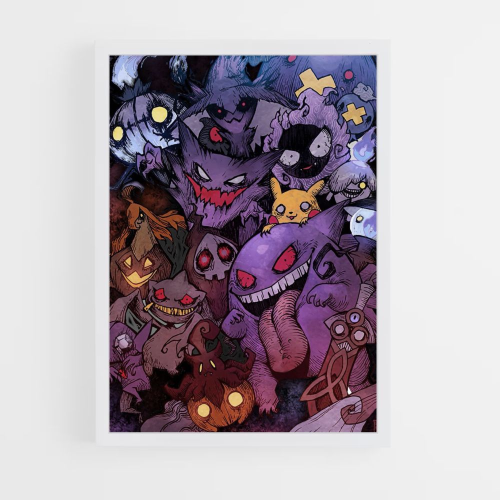 Poster Pokemon Fantasmi