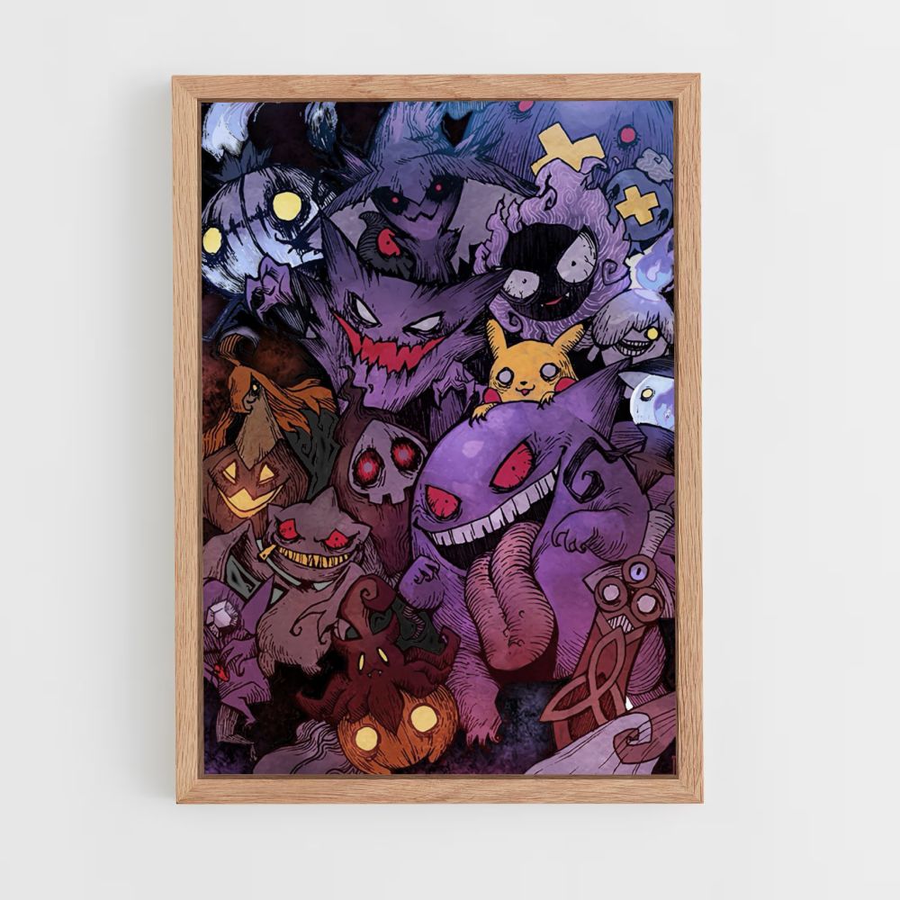 Poster Pokemon Fantasmi