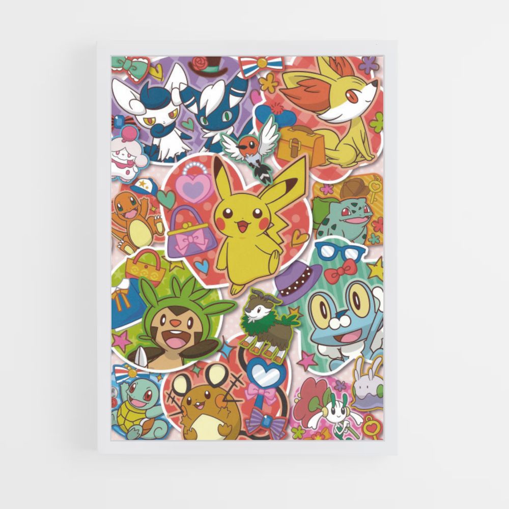 Poster Collage di Pokémon