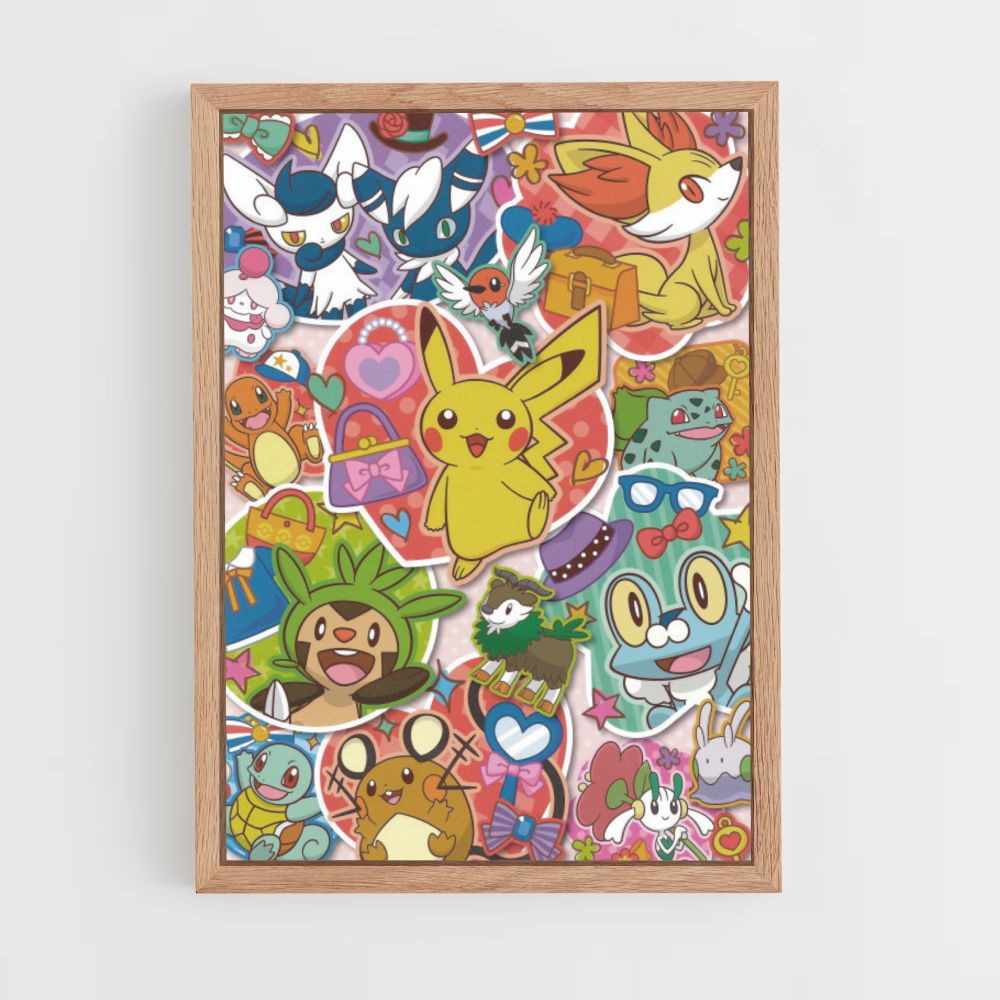 Poster Collage di Pokémon