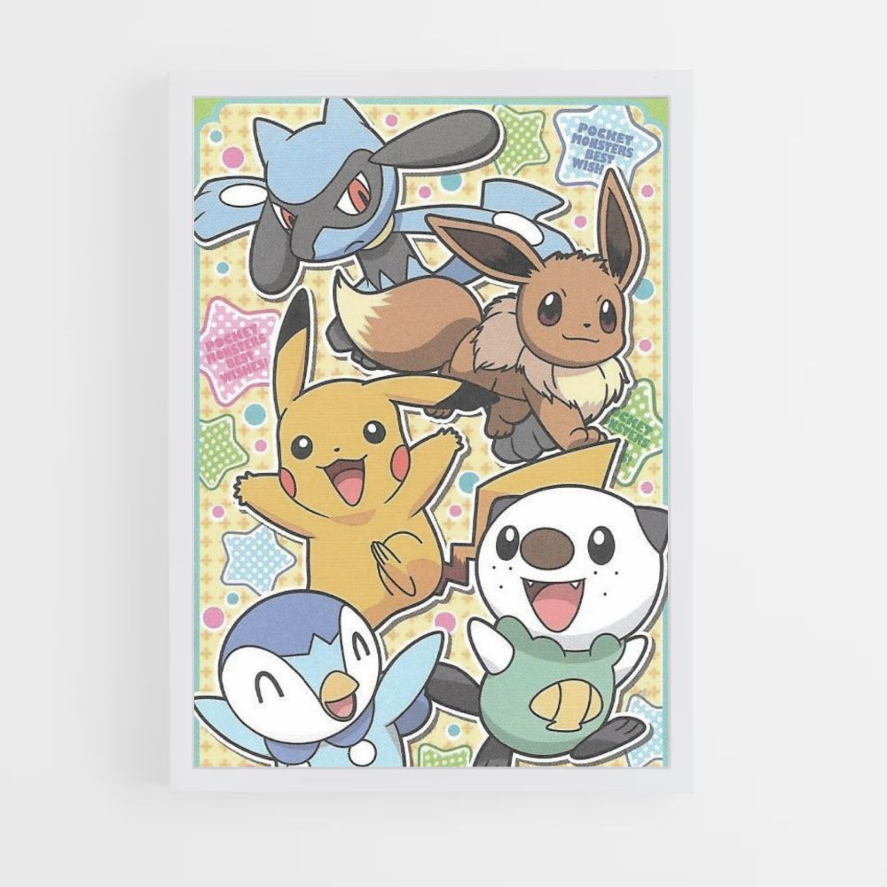 Poster Pokemon vintage