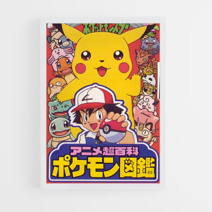 pokemon-16 cadre Blanc