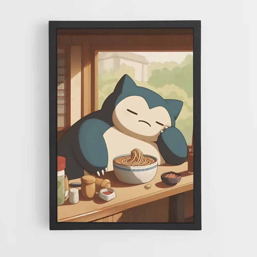 Poster Ramen di Snorlax