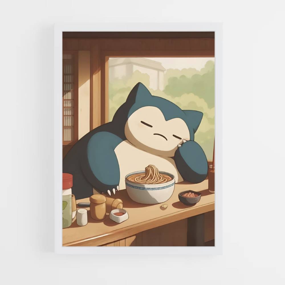 Poster Ramen di Snorlax