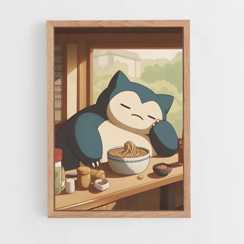 Poster Ramen di Snorlax