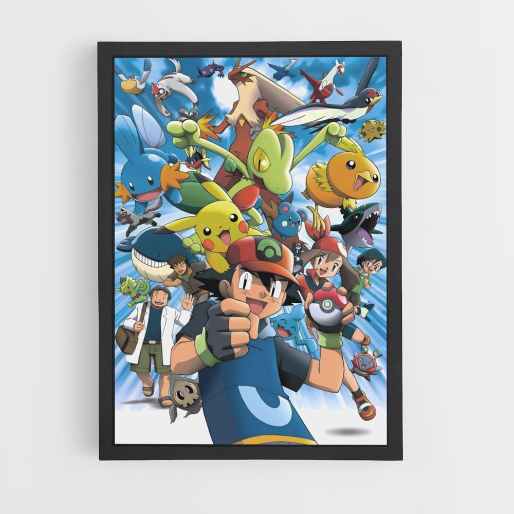 Poster Pokemon di terza generazione