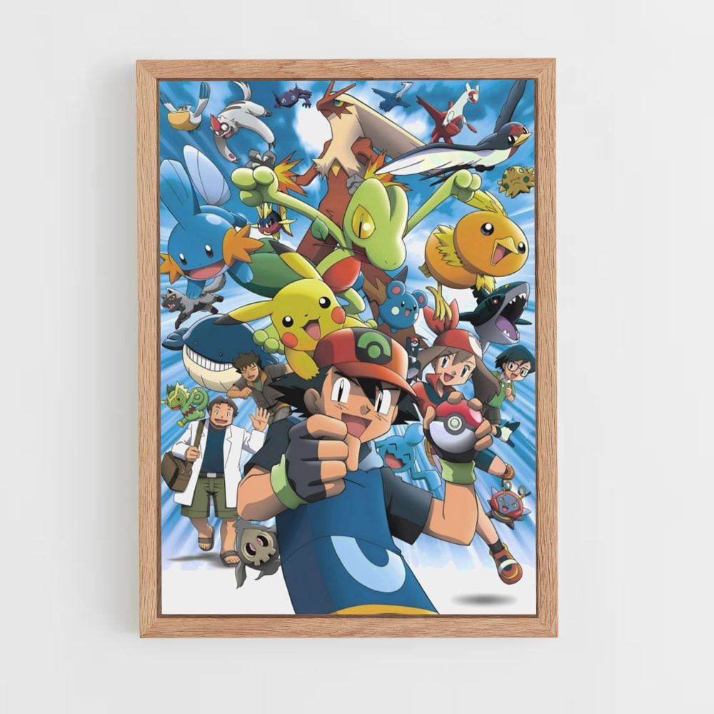 Poster Pokemon di terza generazione