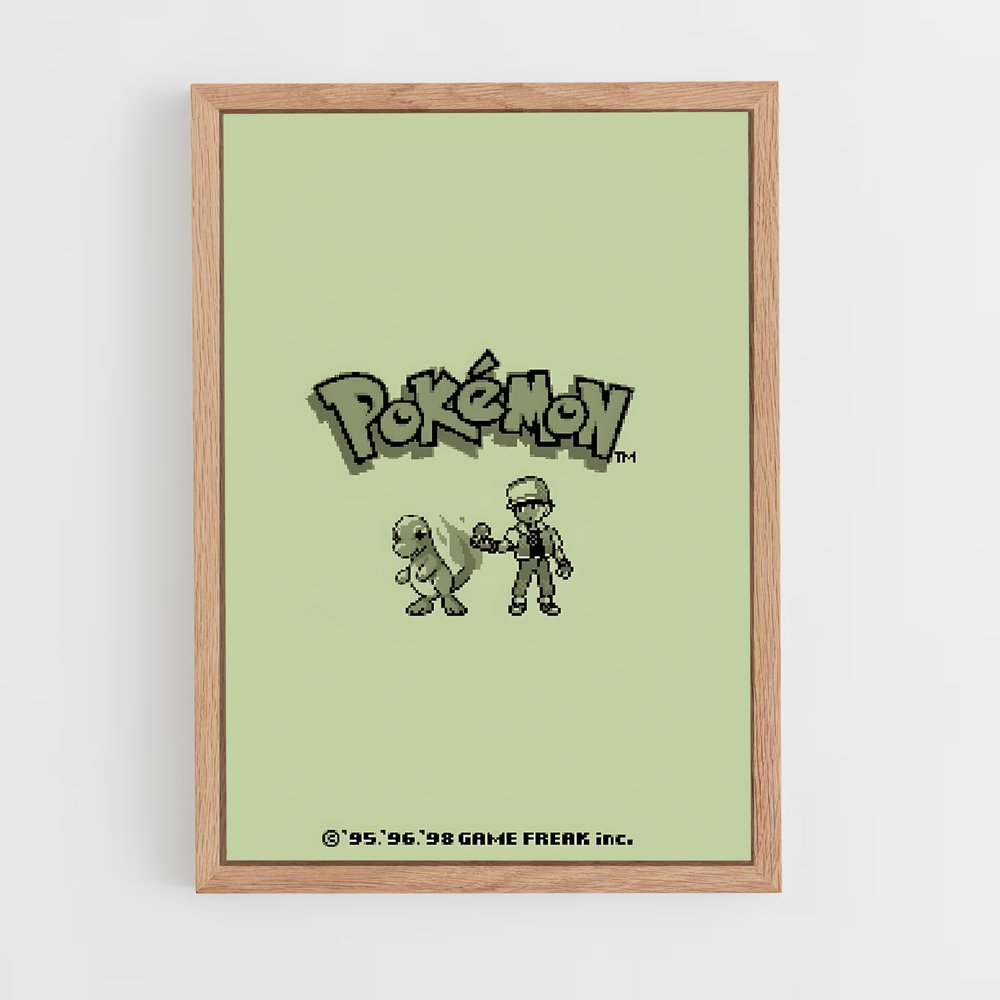 pokemon-5 cadre Bois clair
