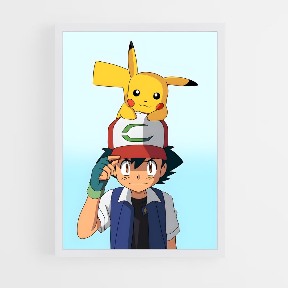 pokemon-8 cadre Blanc