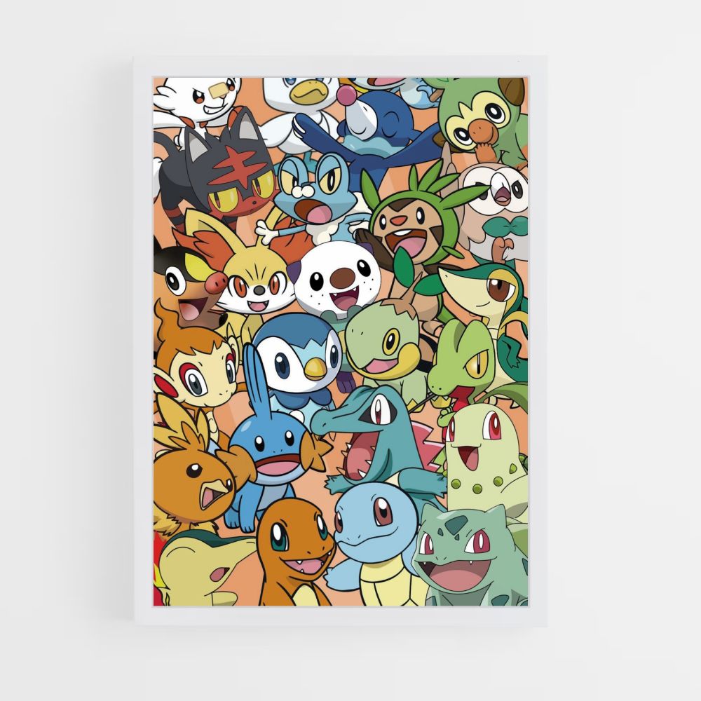 Poster Pokemon Starter