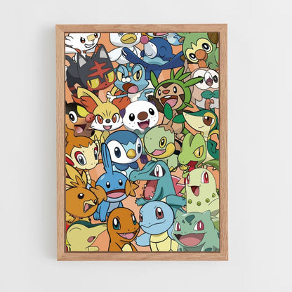 Poster Pokemon Starter