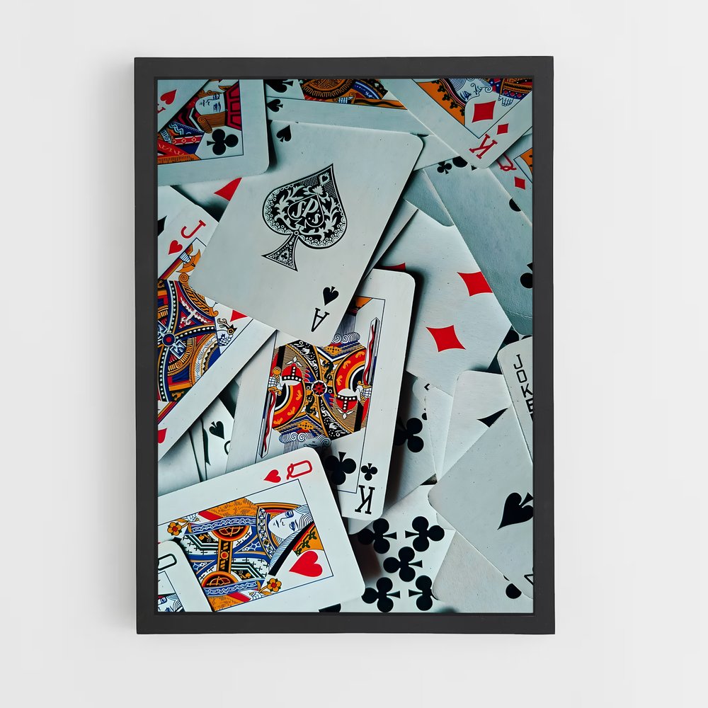 poker-1 cadre Noir