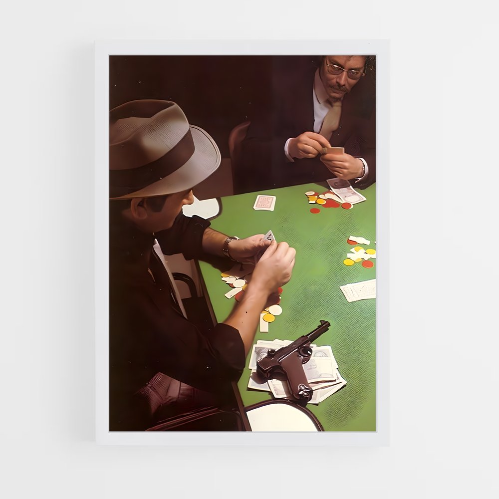 poker-6 cadre Blanc