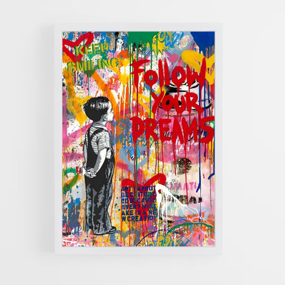 pop-art-5 cadre Blanc