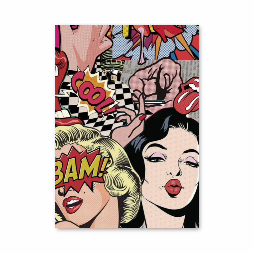 Poster pin-up pop art