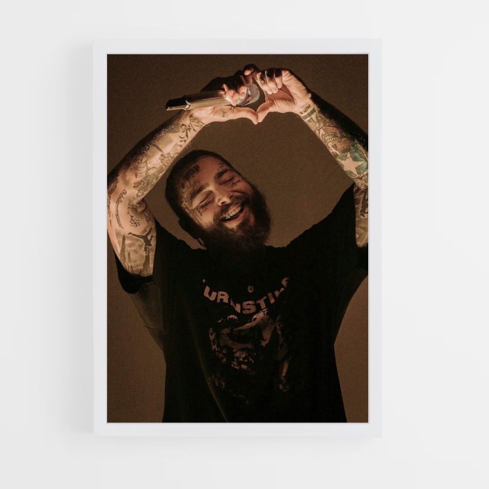 Poster del cuore di Post Malone