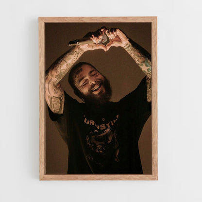 Poster del cuore di Post Malone