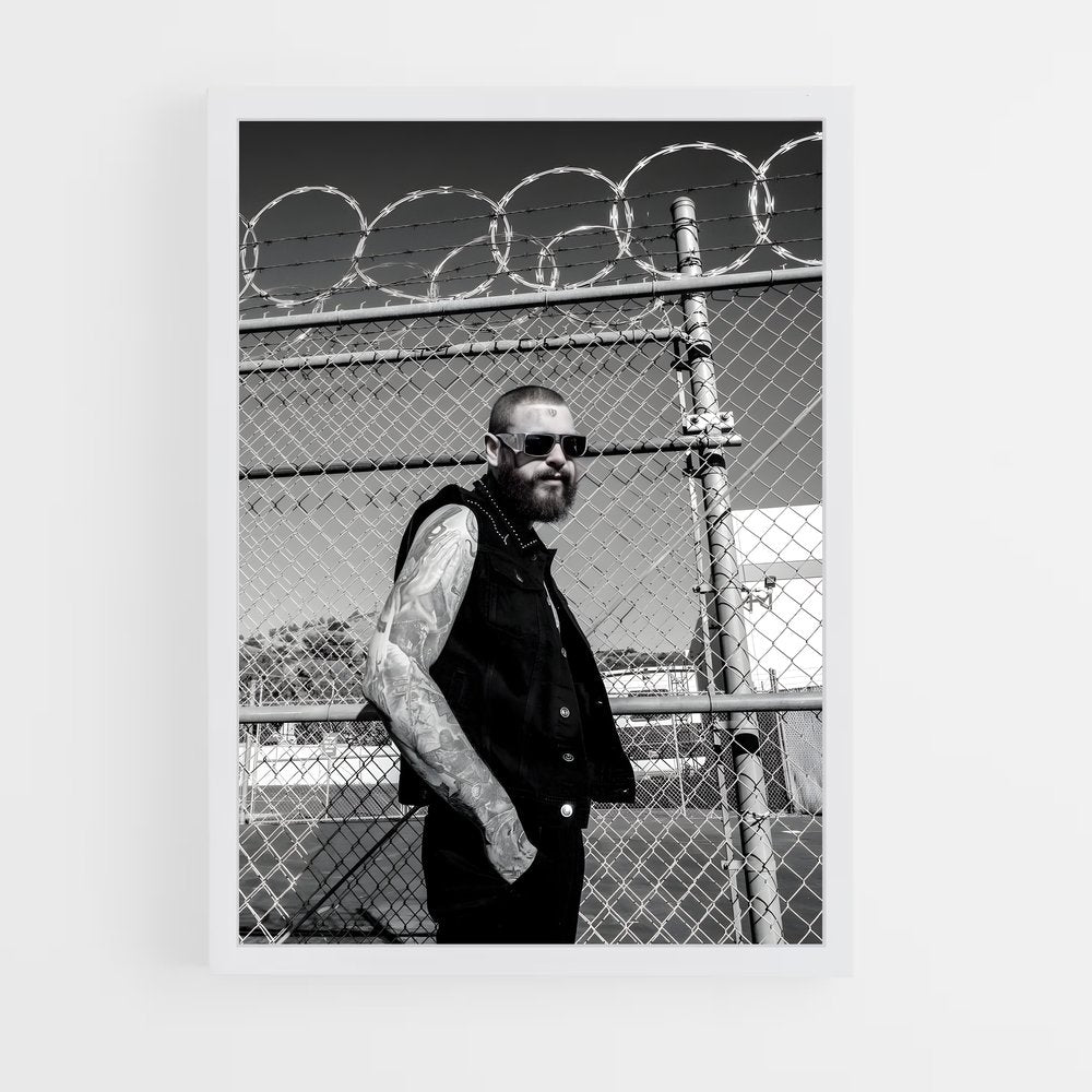 post-malone-10 cadre Blanc