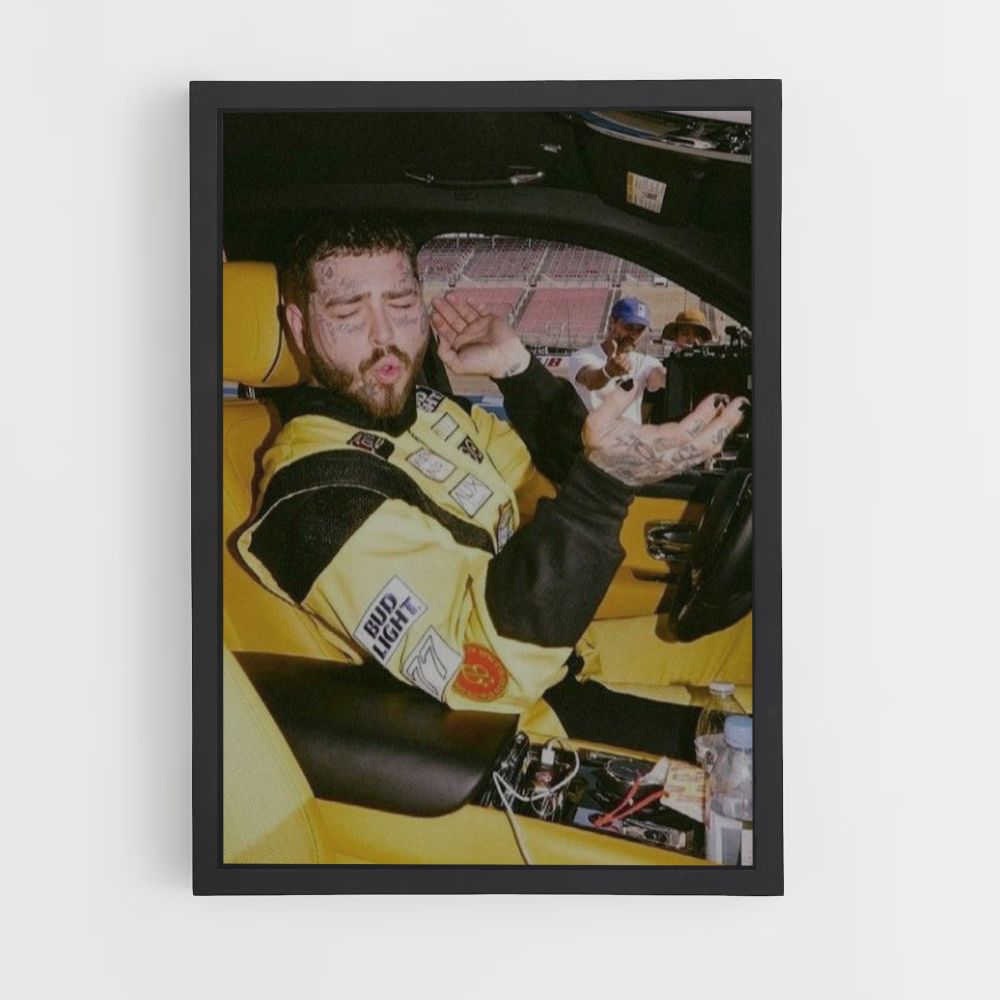 Poster dell'auto di Post Malone