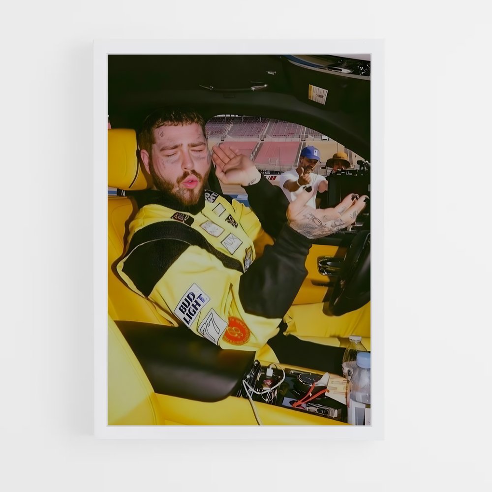 post-malone-12 cadre Blanc