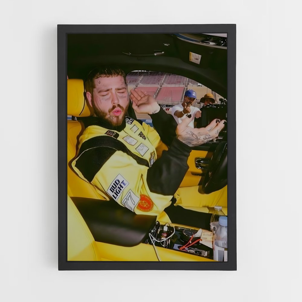 post-malone-12 cadre Noir