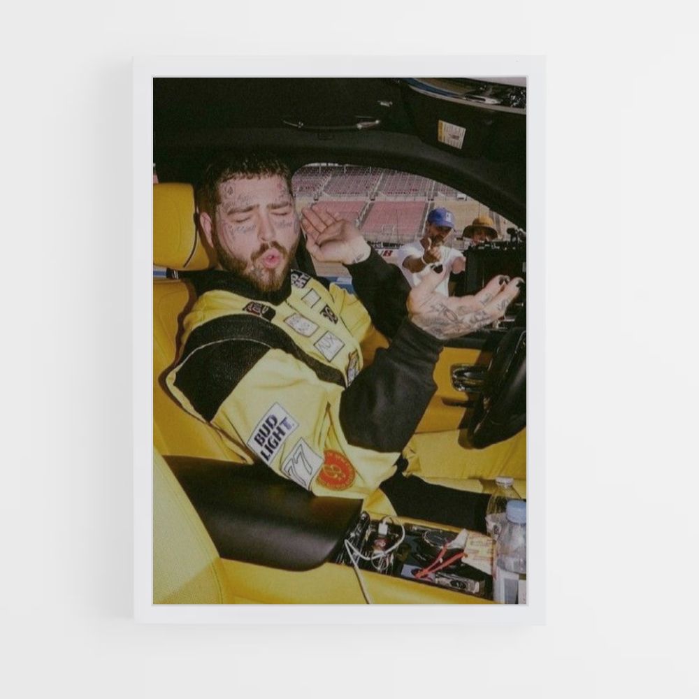 Poster dell'auto di Post Malone