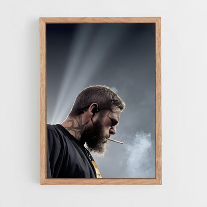 post-malone-15 cadre Bois clair