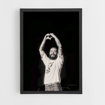 post-malone-6 cadre Noir