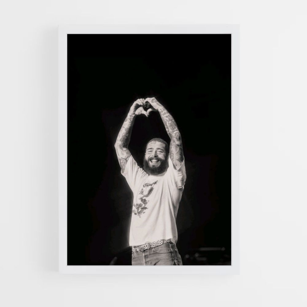 Poster Post Malone Nero