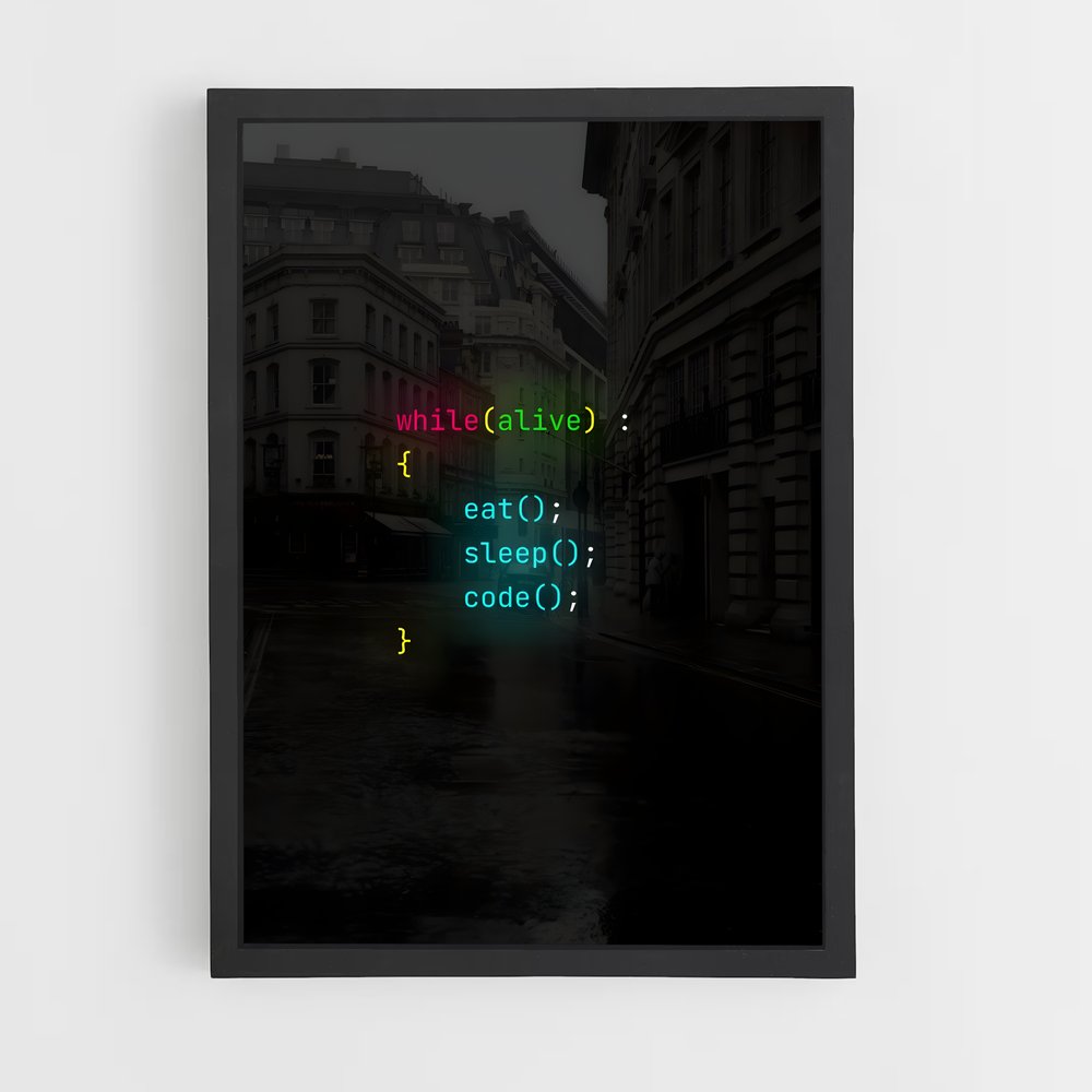 programmer-14 cadre Noir