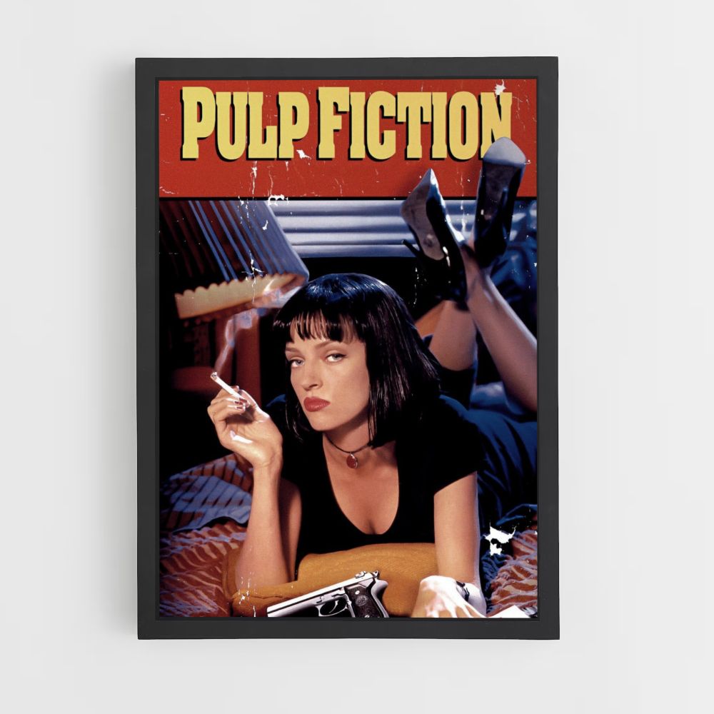 Poster vintage di Pulp Fiction