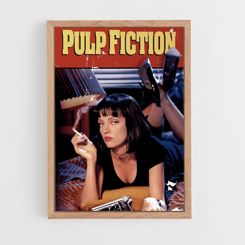 Poster vintage di Pulp Fiction