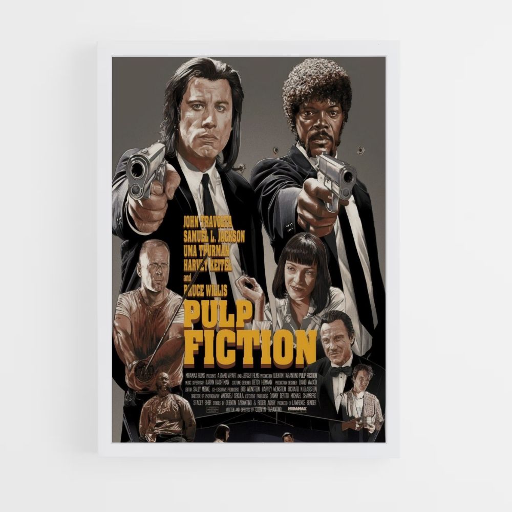 Locandina dell'uscita di Pulp Fiction