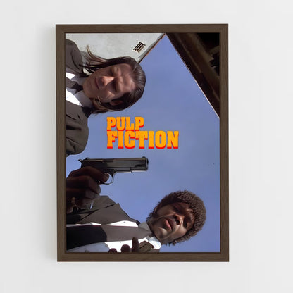 pulp-fiction-5 cadre Bois foncé