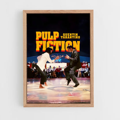 pulp-fiction-7 cadre Bois clair