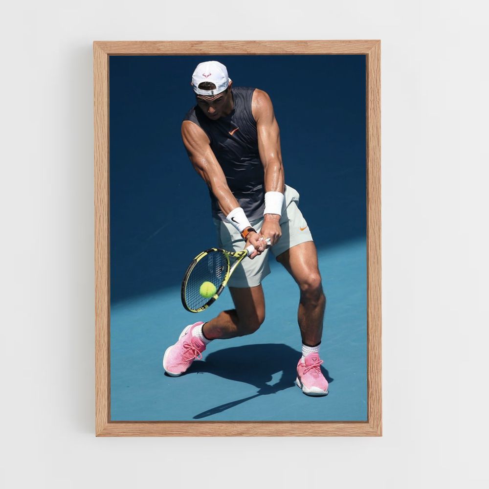 Poster Rafael Nadal Blu