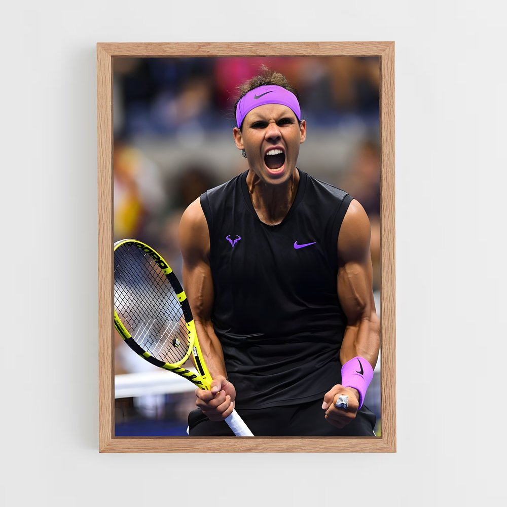 raphael-nadal-9 cadre Bois clair