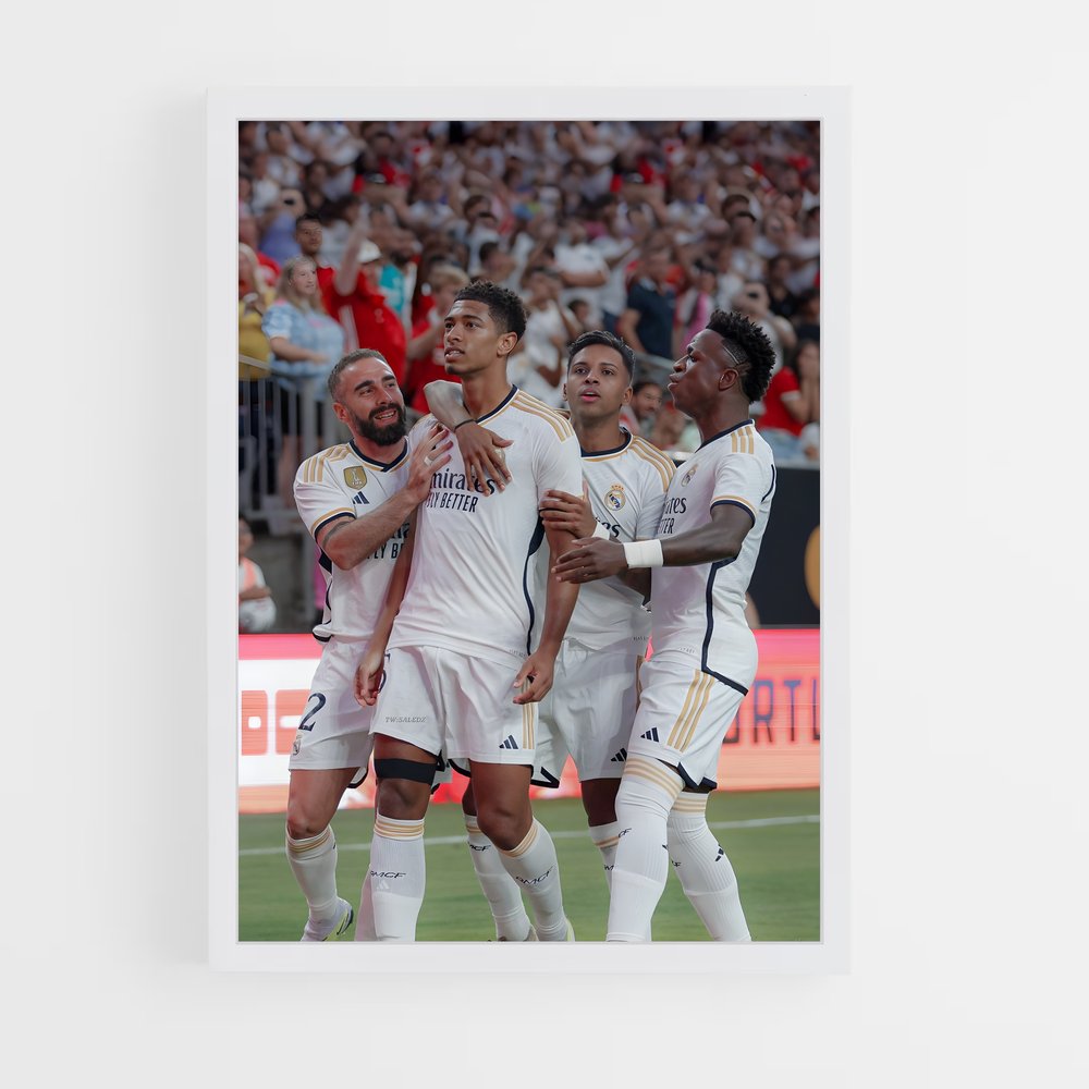 real-madrid-4 cadre Blanc